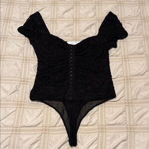 ASTR The Label Sweetheart Lace Bodysuit